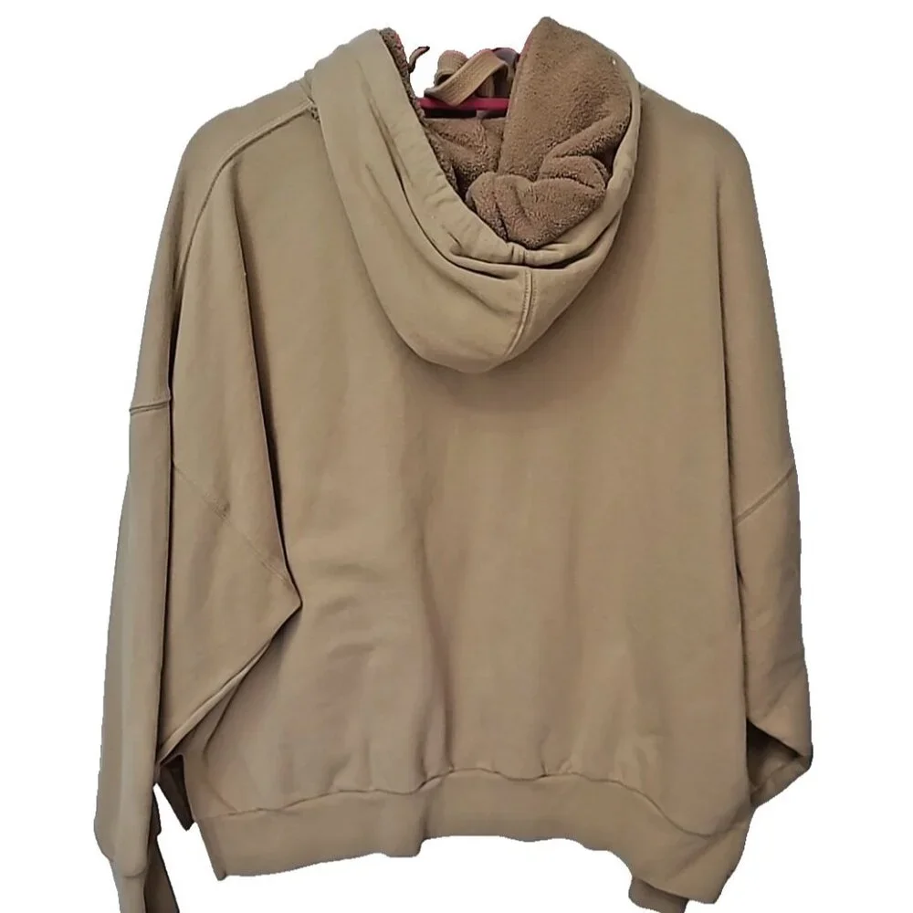 American Eagle Women Pullover S Big Hugs Keep Smiling Graphic Oversized Hoodie‎